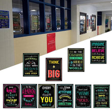 Load image into Gallery viewer, 20*30cm 10 Style Motivational Classroom Wall Posters Inspirational Quotes Album For Students Teacher Classroom Decorations