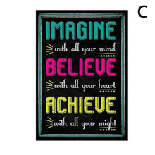 Load image into Gallery viewer, 20*30cm 10 Style Motivational Classroom Wall Posters Inspirational Quotes Album For Students Teacher Classroom Decorations