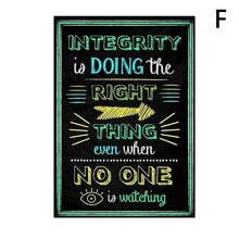 Load image into Gallery viewer, 20*30cm 10 Style Motivational Classroom Wall Posters Inspirational Quotes Album For Students Teacher Classroom Decorations
